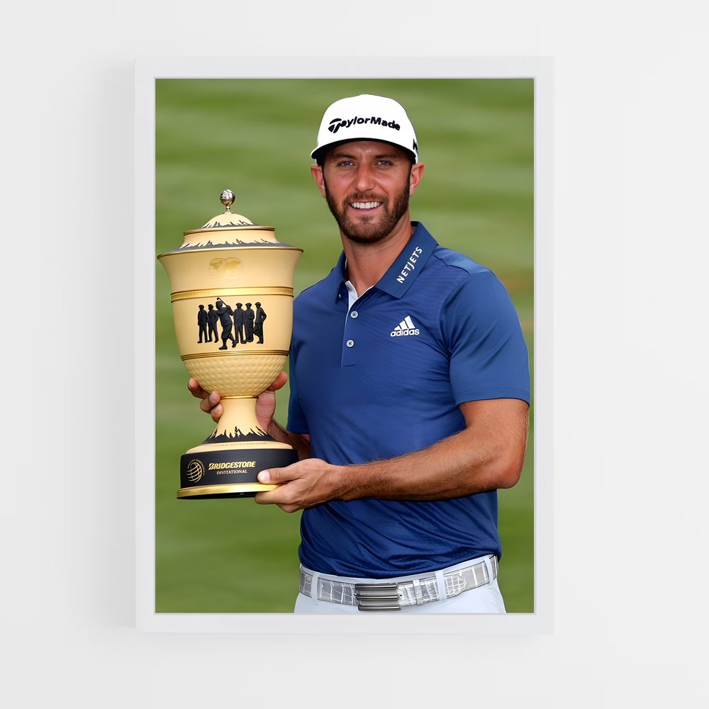 Poster L'Homme aux Trophées – affiche Golf (vue 3)